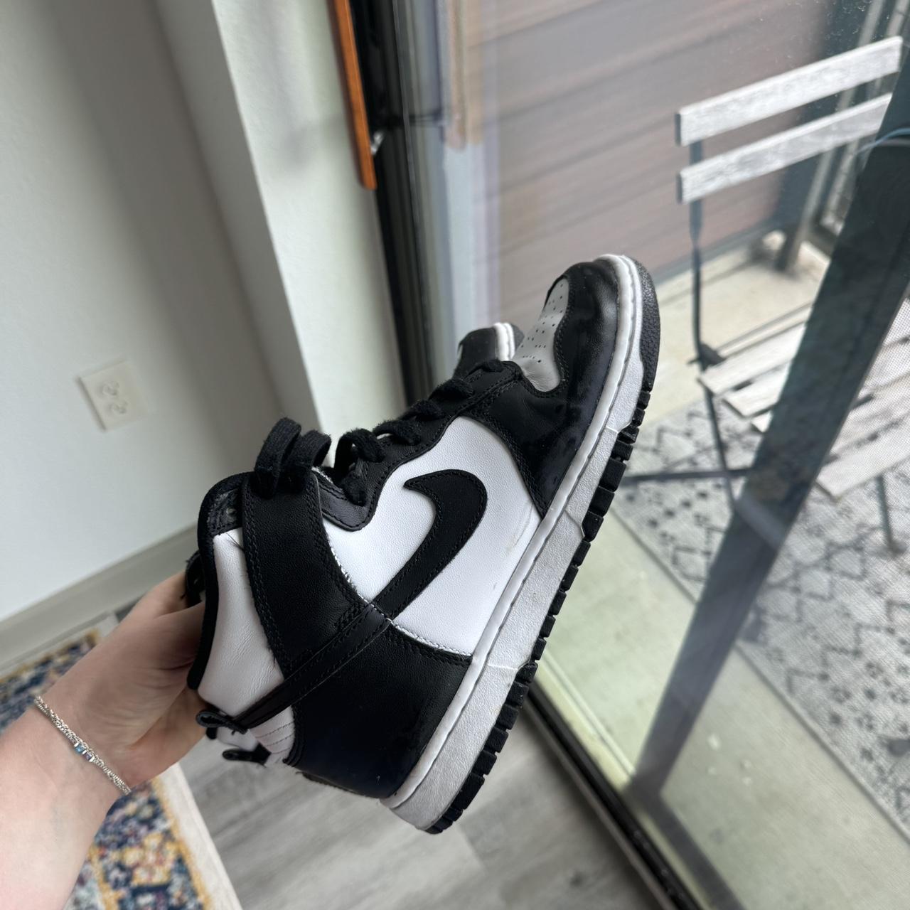 Nike Dunk Mids Black and White Size 8 US women’s... Depop