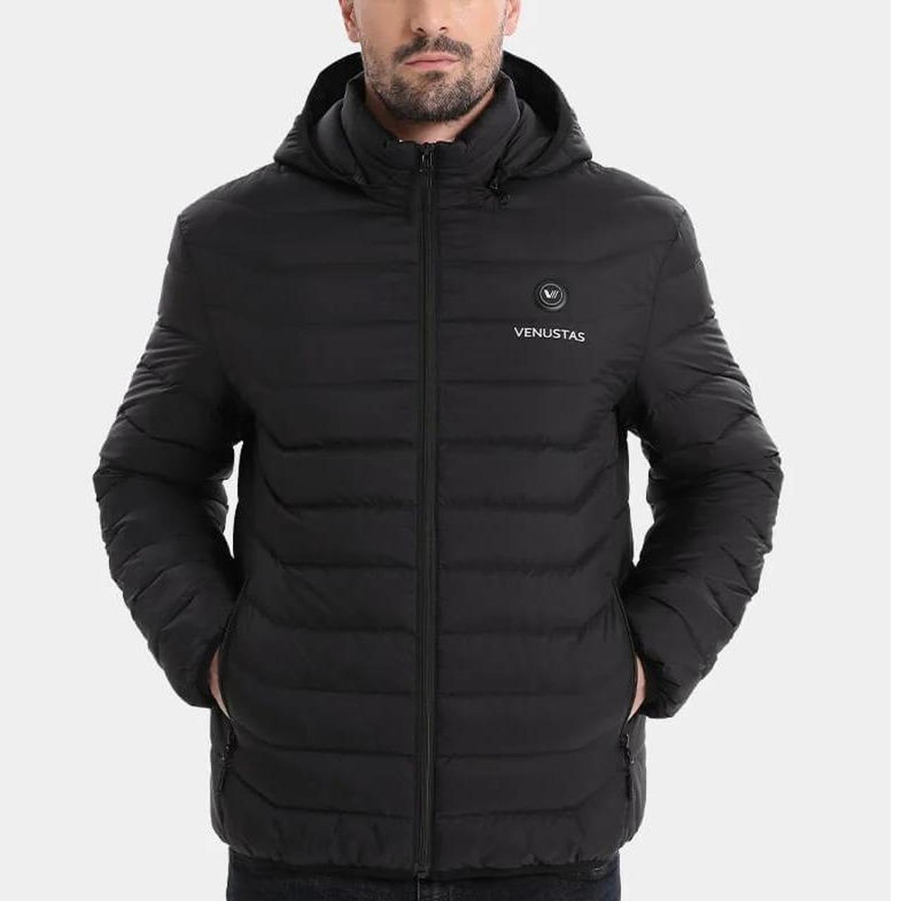 Preloved Men's Puffer Jacket - Black - XL – Venus… - image 1