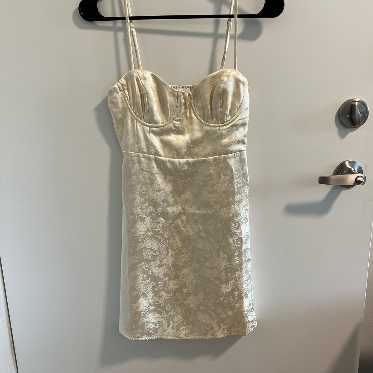 Princess Polly yellow/gold dress Last pic is of me... Depop