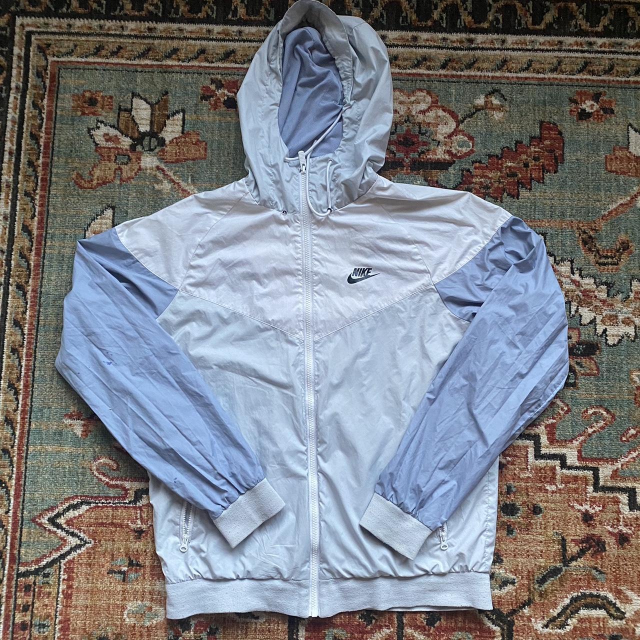 zip up windbreaker nike