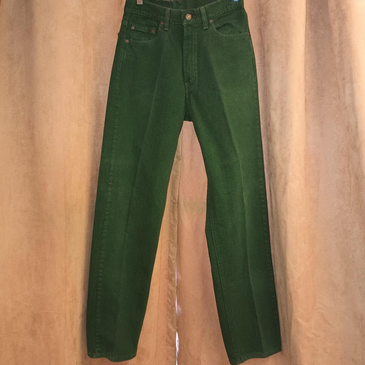 Forest green best sale levis