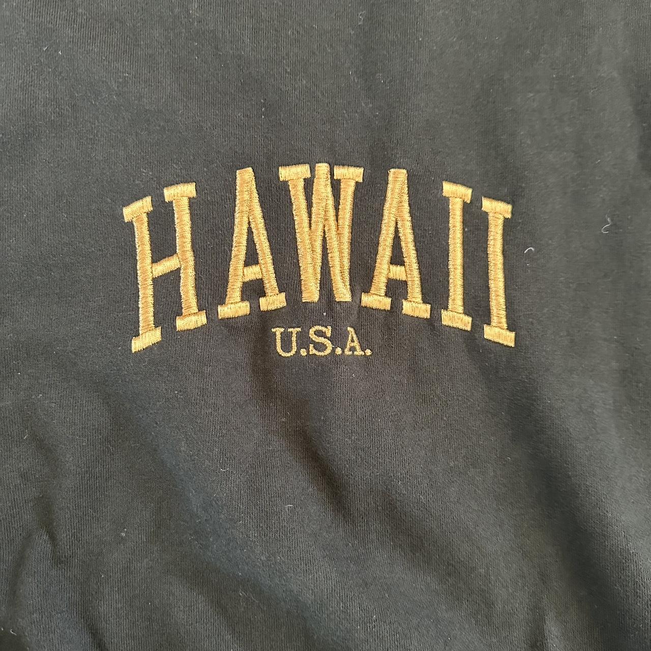 Brandy Melville woman’s Hawaii forest green sweatshirt Depop