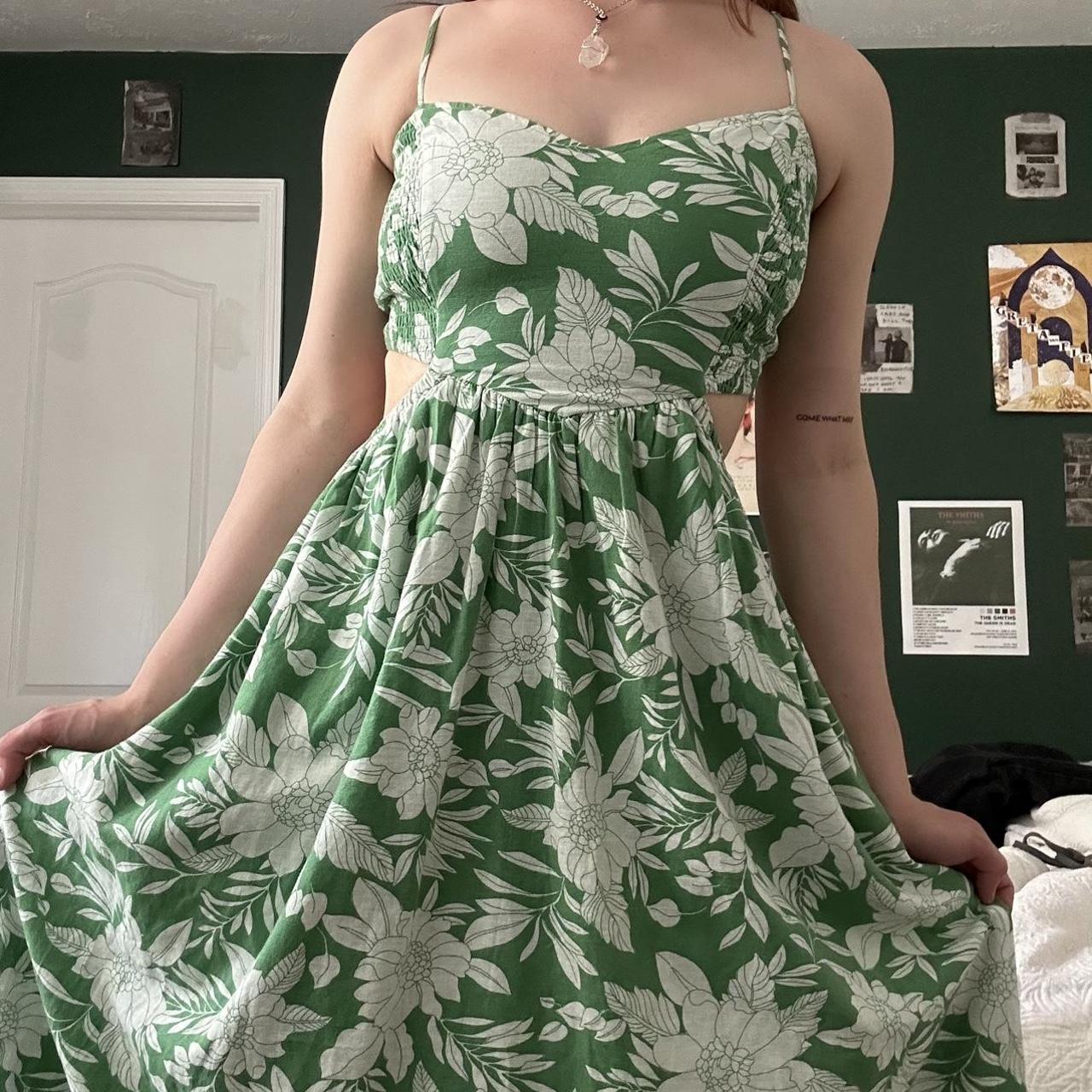 American eagle green shops dress