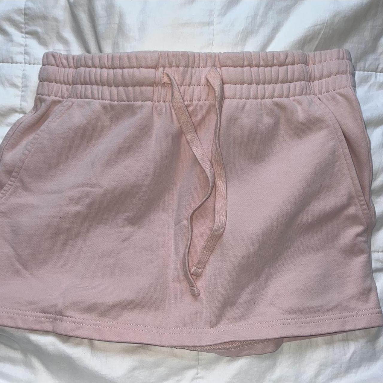 Lounge venroy skirt, baby pink. It’s the cotton... - Depop