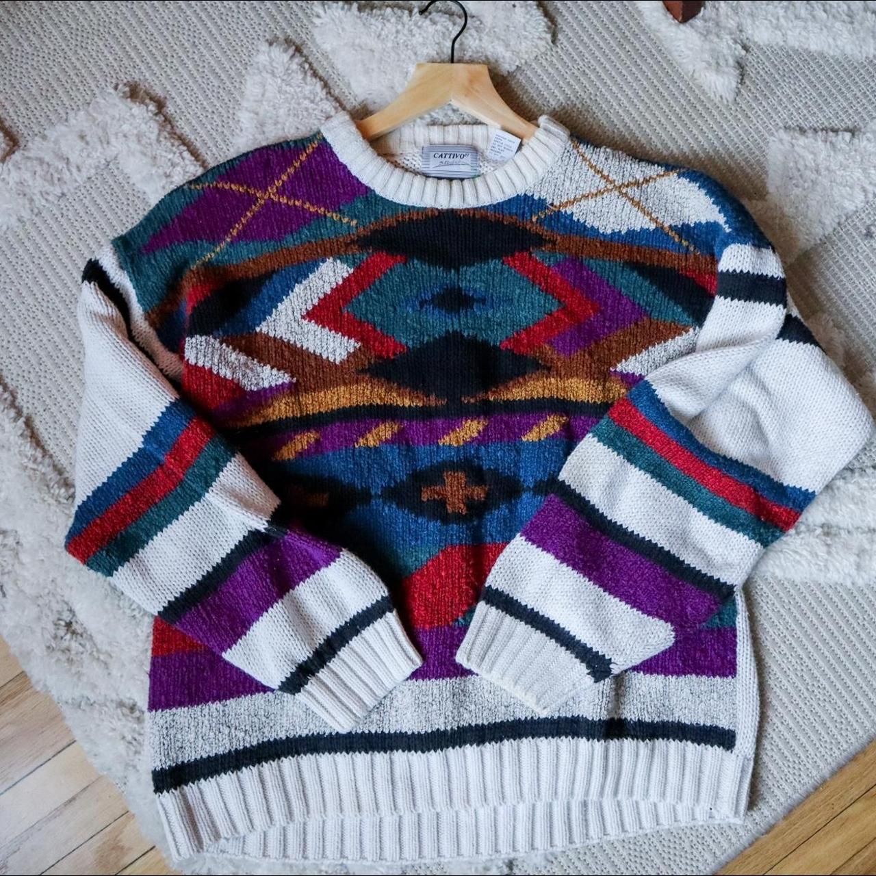 Vintage men’s large sweater. This sweater is heavy!... - Depop