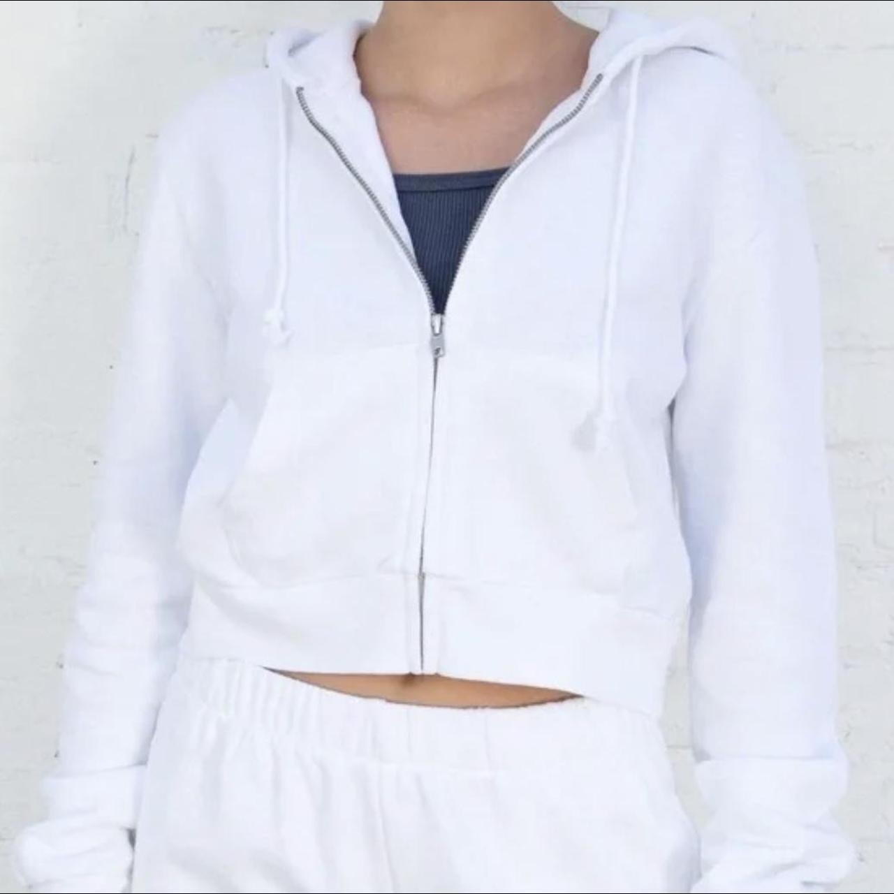 Brandy white hoodie new arrivals