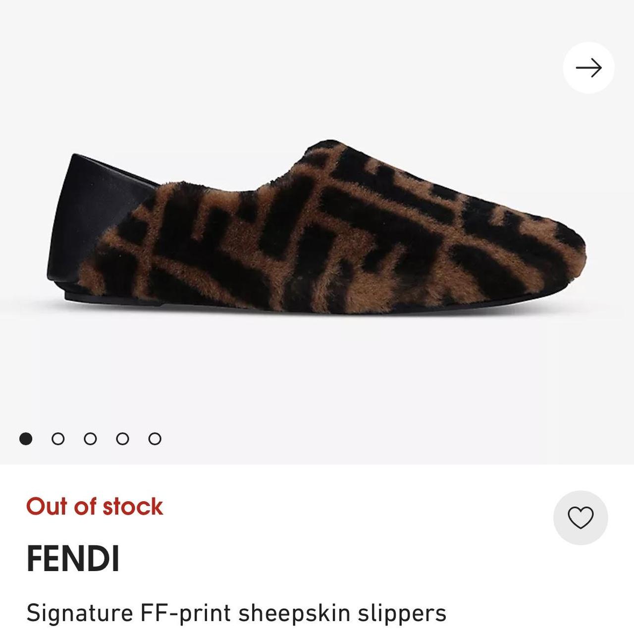 Fendi hotsell slippers womens