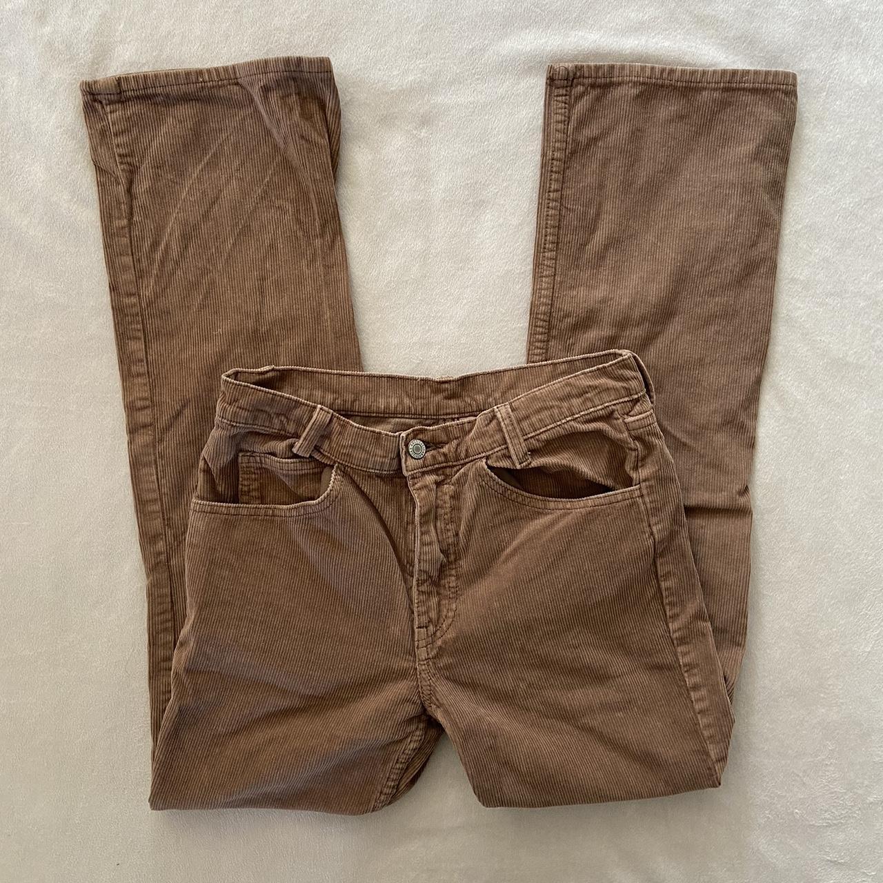 Brandy Melville Women's Brown Trousers Depop