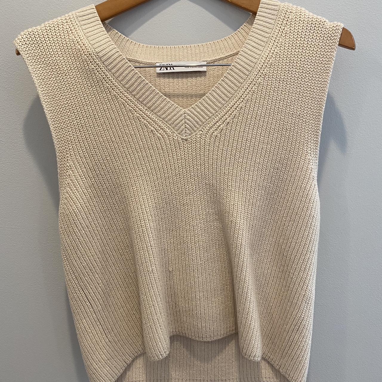 ZARA sweater vest - Depop