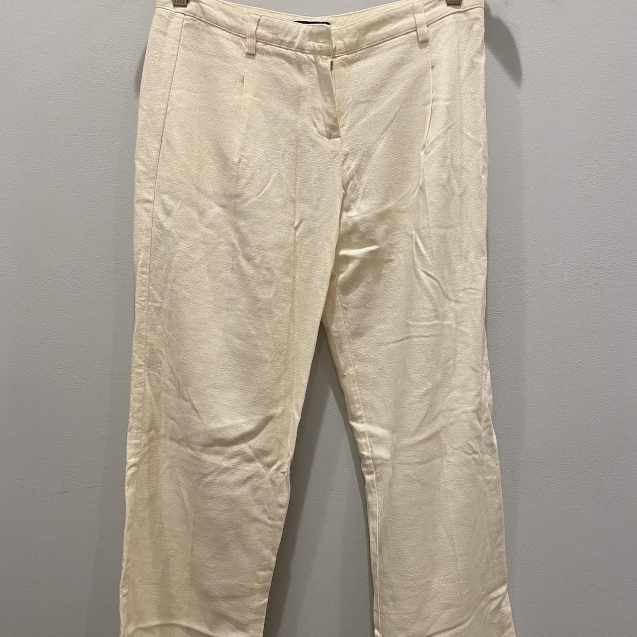 brandy melville beige low rise cargo pants it’s a... Depop