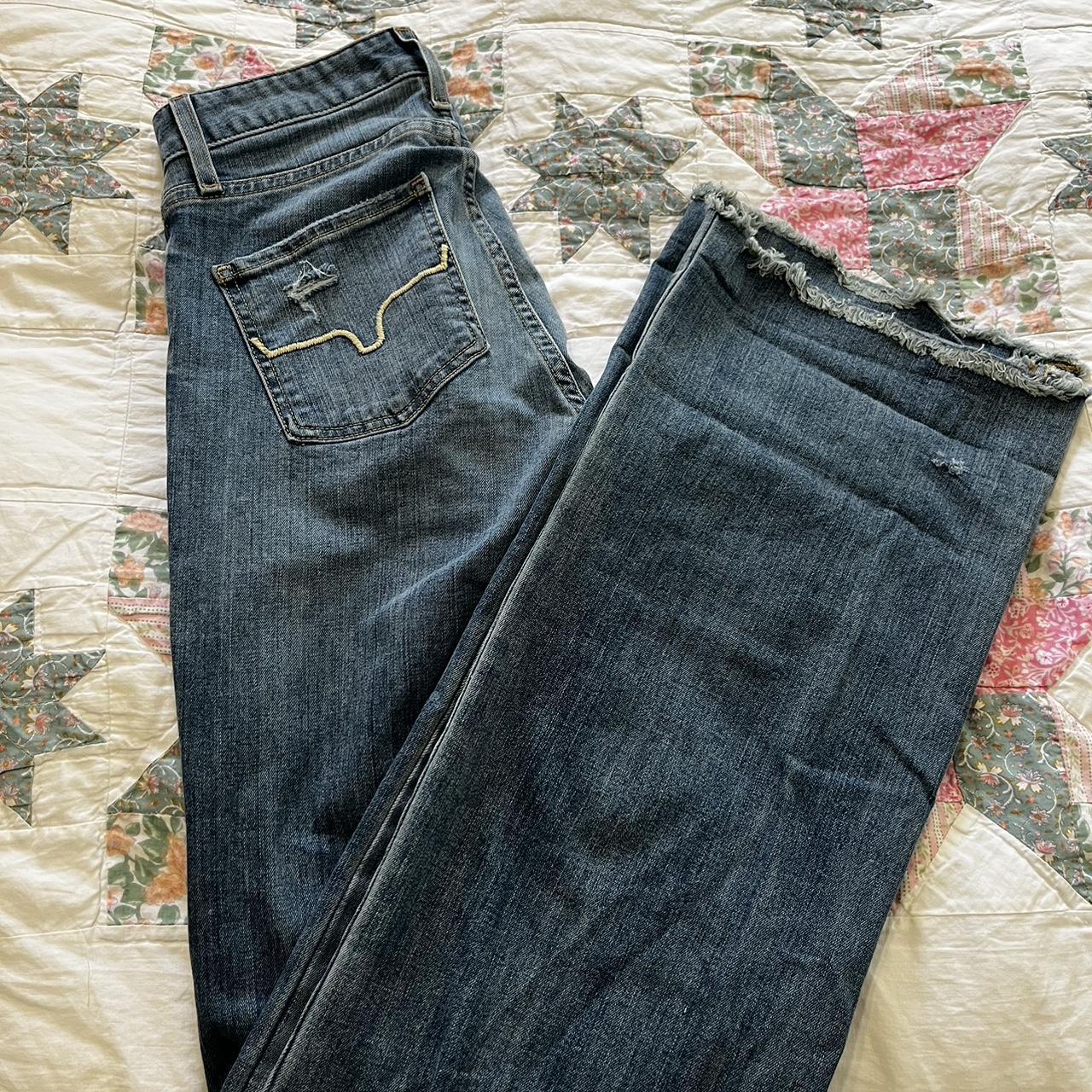 Olivia Kimes Ranch jeans: Size 0/34 Only flaw a... - Depop