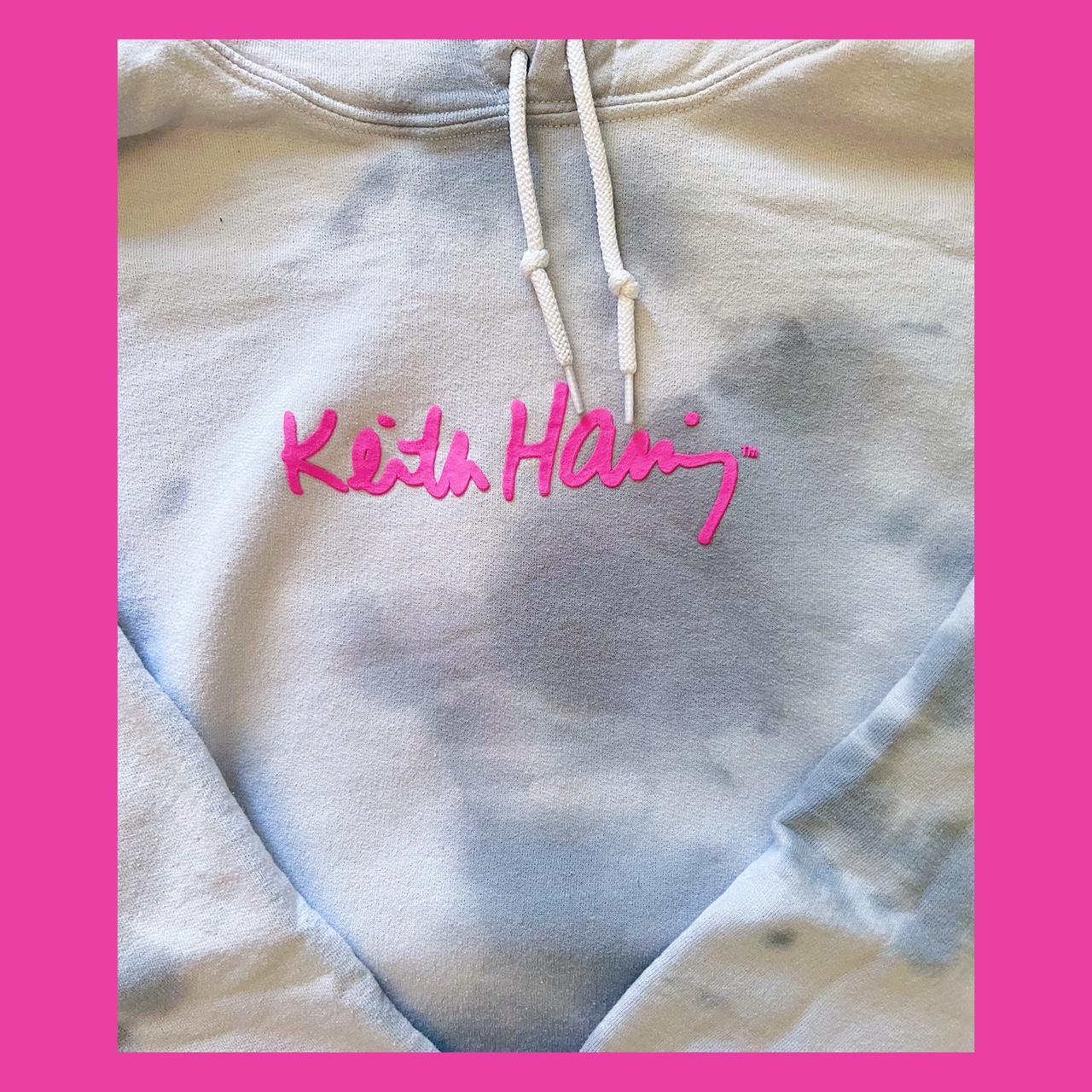 keith haring tie dye hooded sweatshirt bought Depop