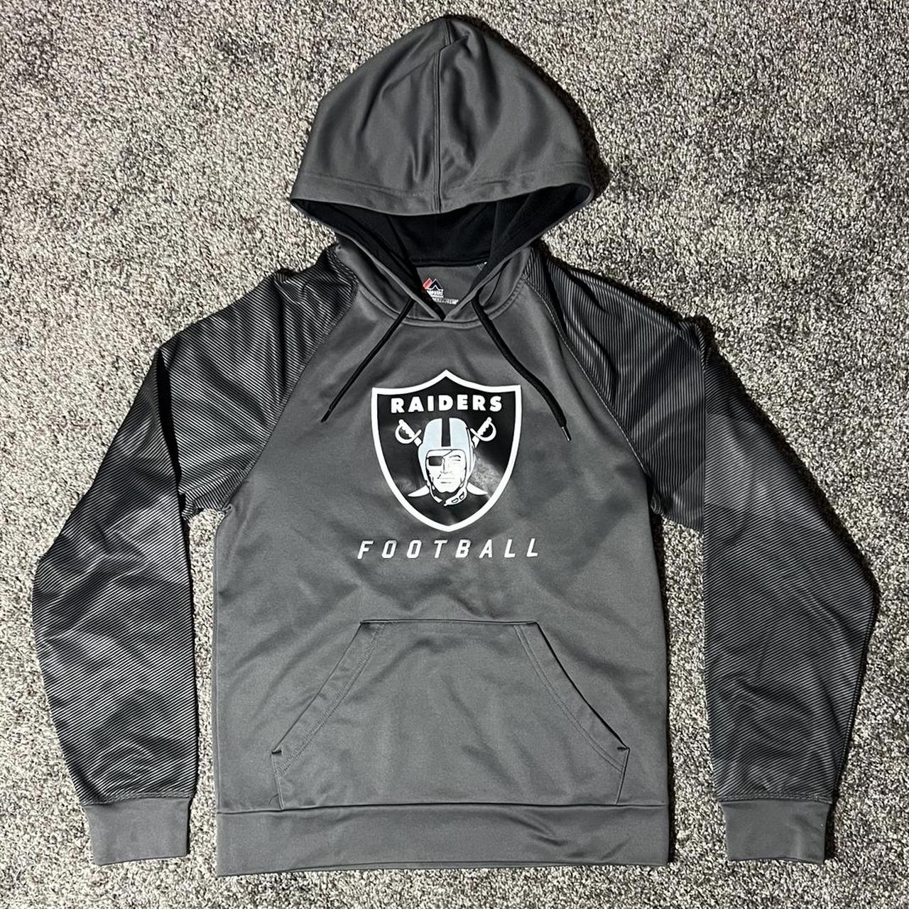 nfl raiders football hoodie unisex adult size Depop