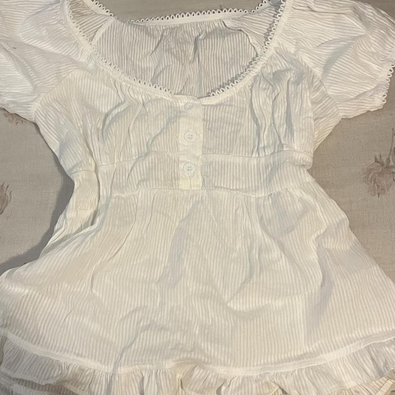 brandy melville babydoll top 👼 fits s/m Depop