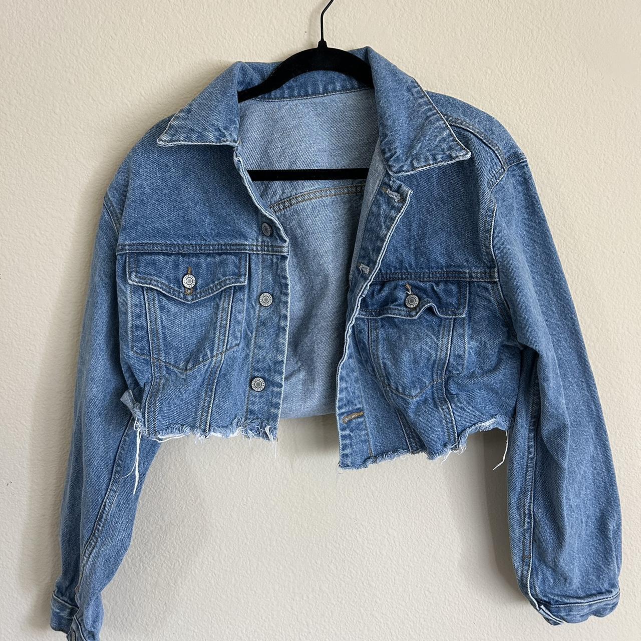 Super Cropped Cute Cropped Jean Jackets Cropped Denim Jacket