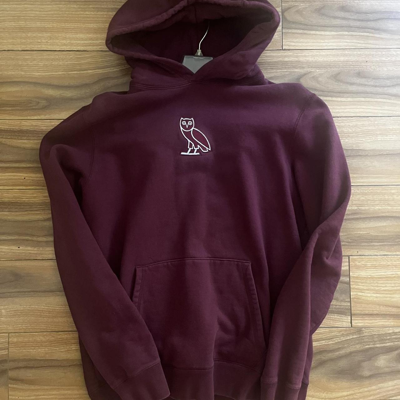 Burgundy ovo hoodie best sale