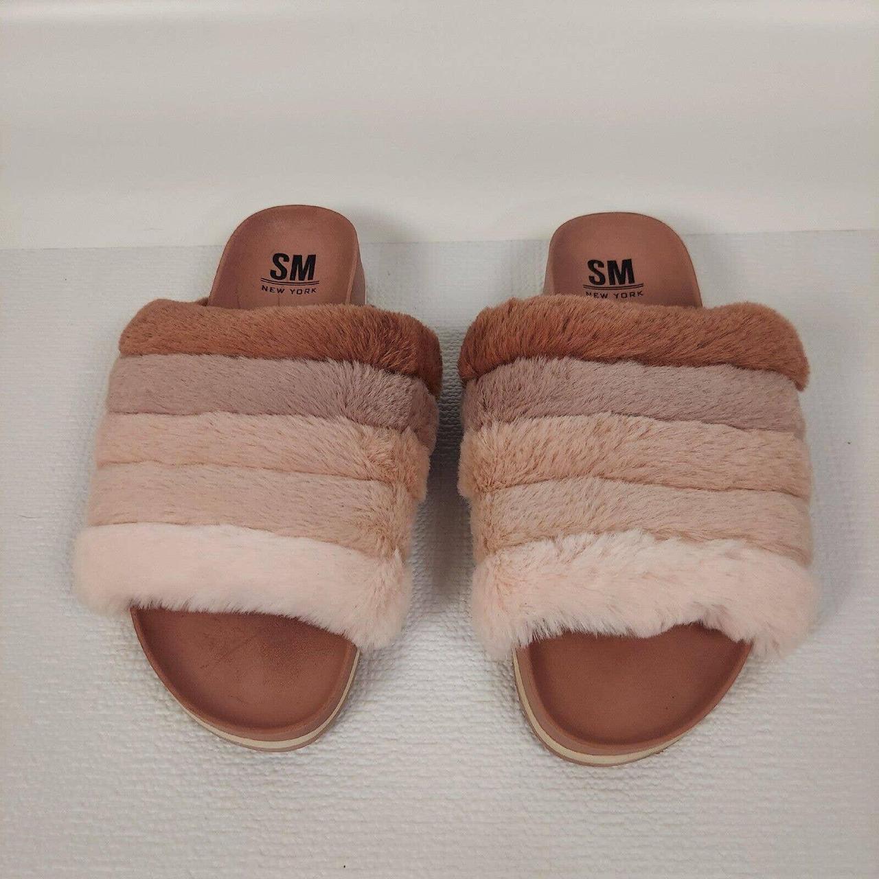 Faux Fur Ombre Slippers