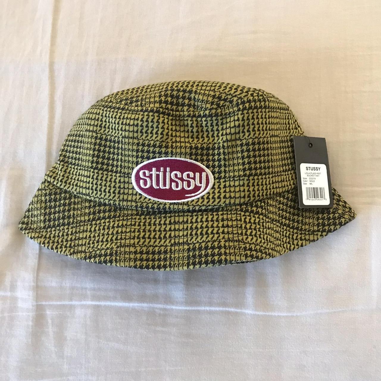 Lola plaid deals knit bucket hat