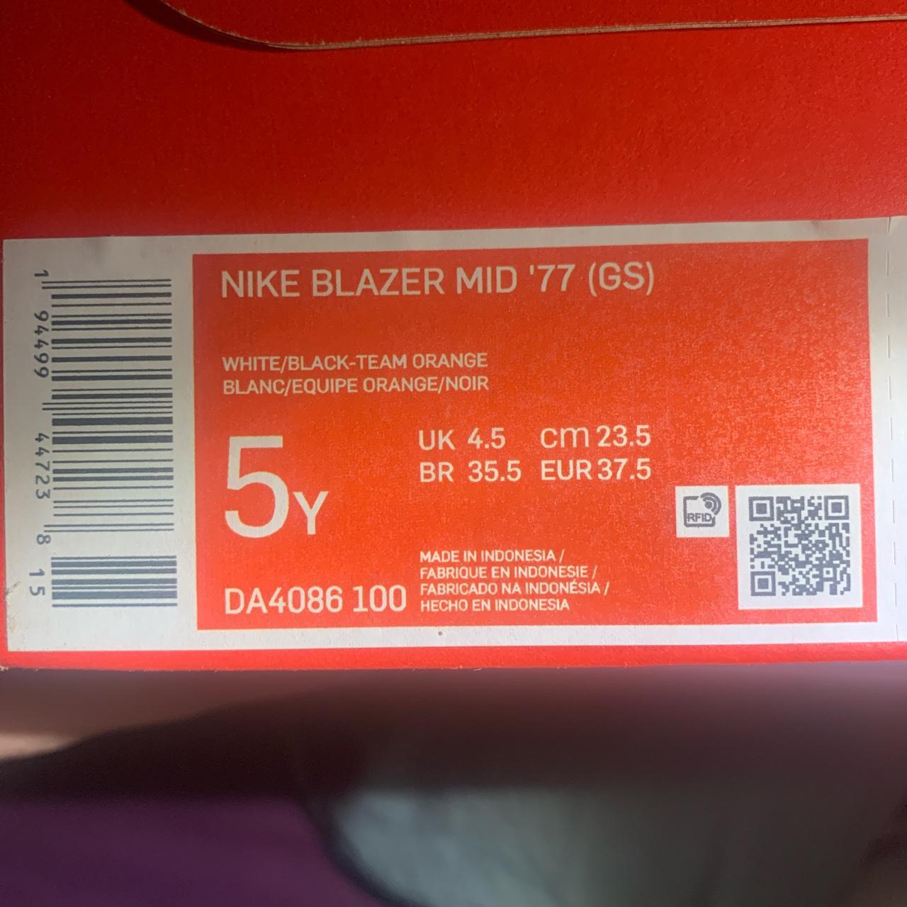 NIKE BLAZERS MID 77 original Nike blazers worn a... Depop