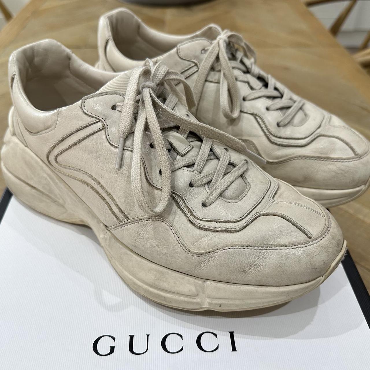 Distressed gucci on sale