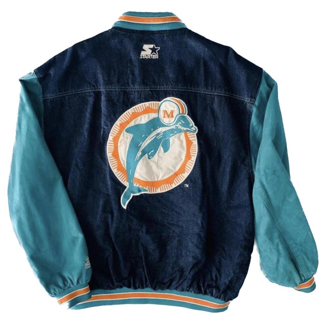 Vintage Starter Miami Dolphins Jacket #depop - Depop