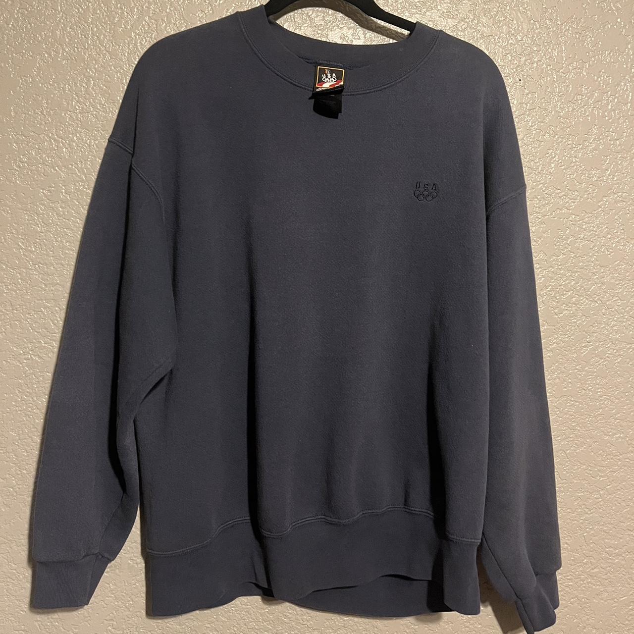 JCPenney Men's Navy Sweatshirt Depop