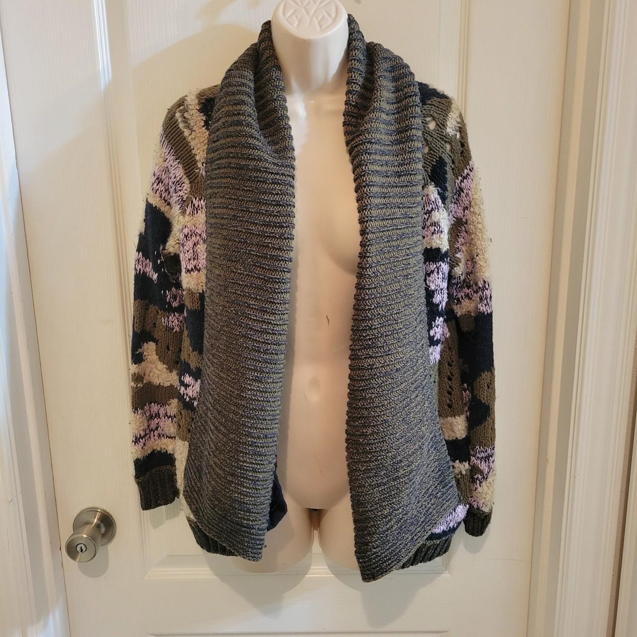 Anthropologie hot sale camo sweater