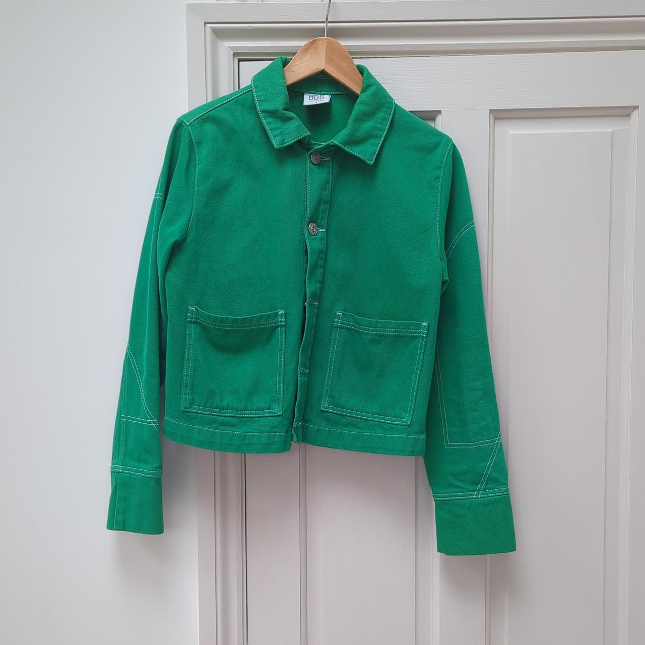 Green Denim Jacket Mens | ShopStyle