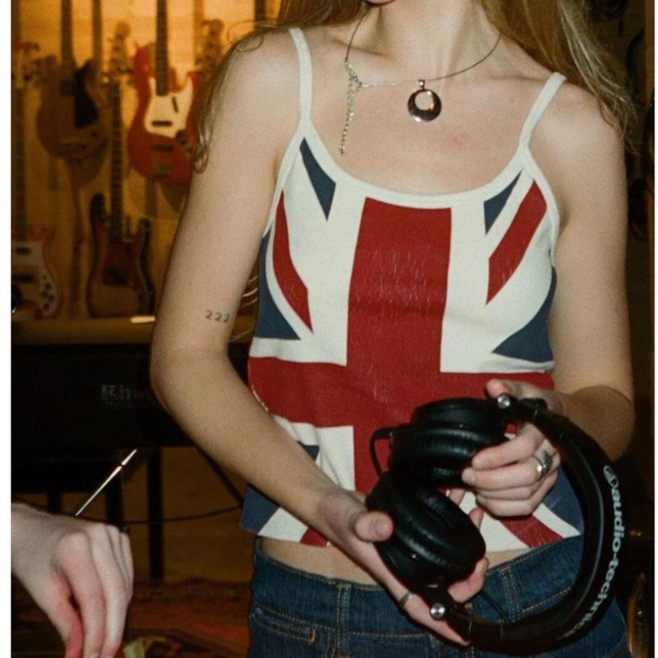 Brandy Melville Union Jack tank top!!! ️🇬🇧 super cute... Depop