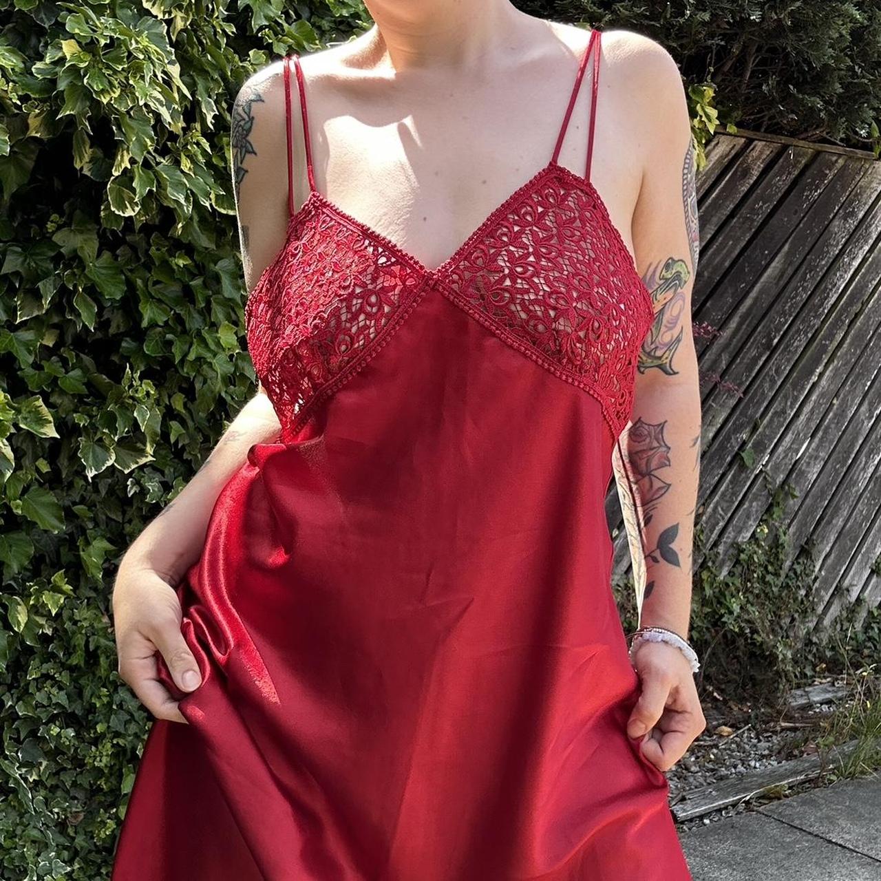 Depop slip outlet dress