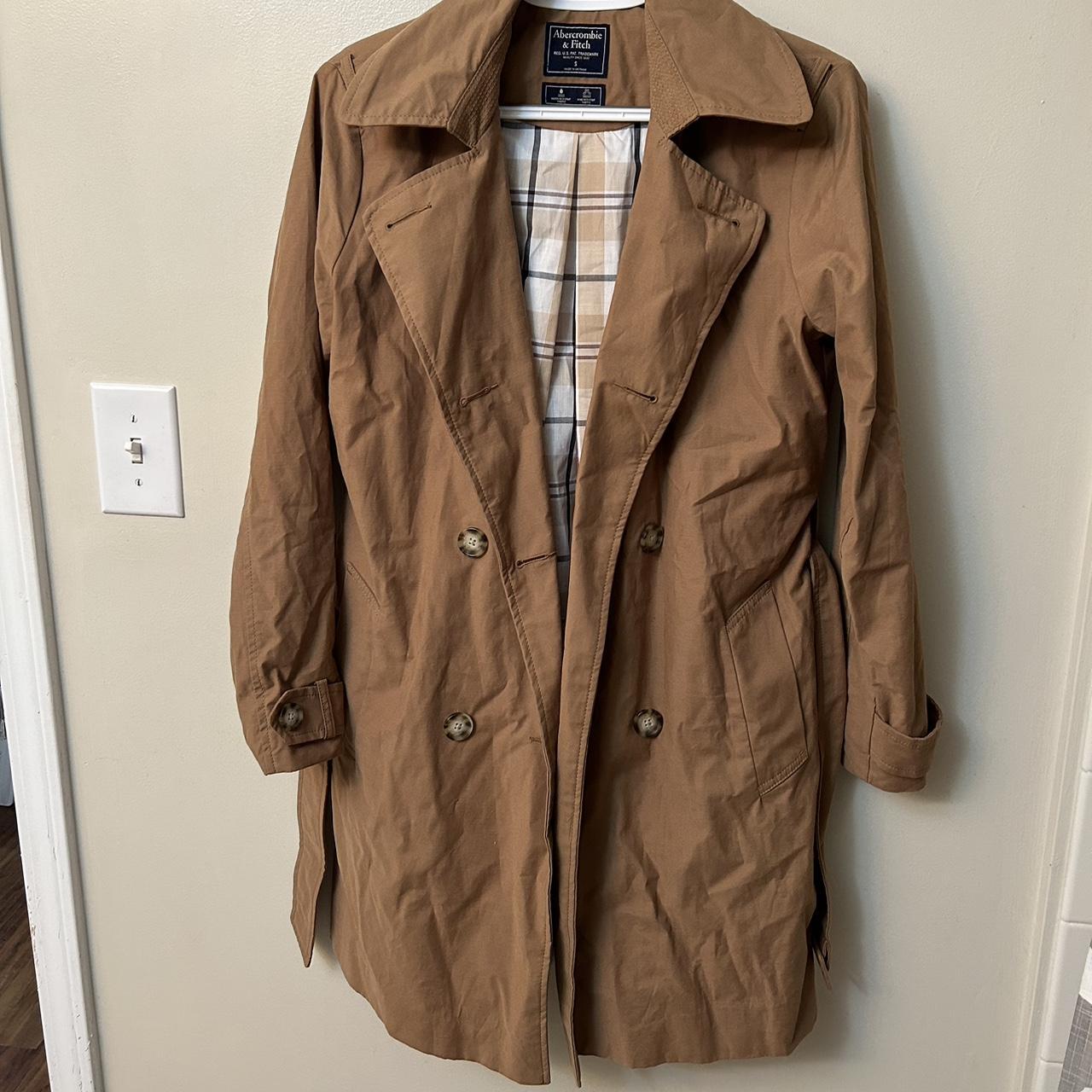 Abercrombie and fitch trench on sale coat