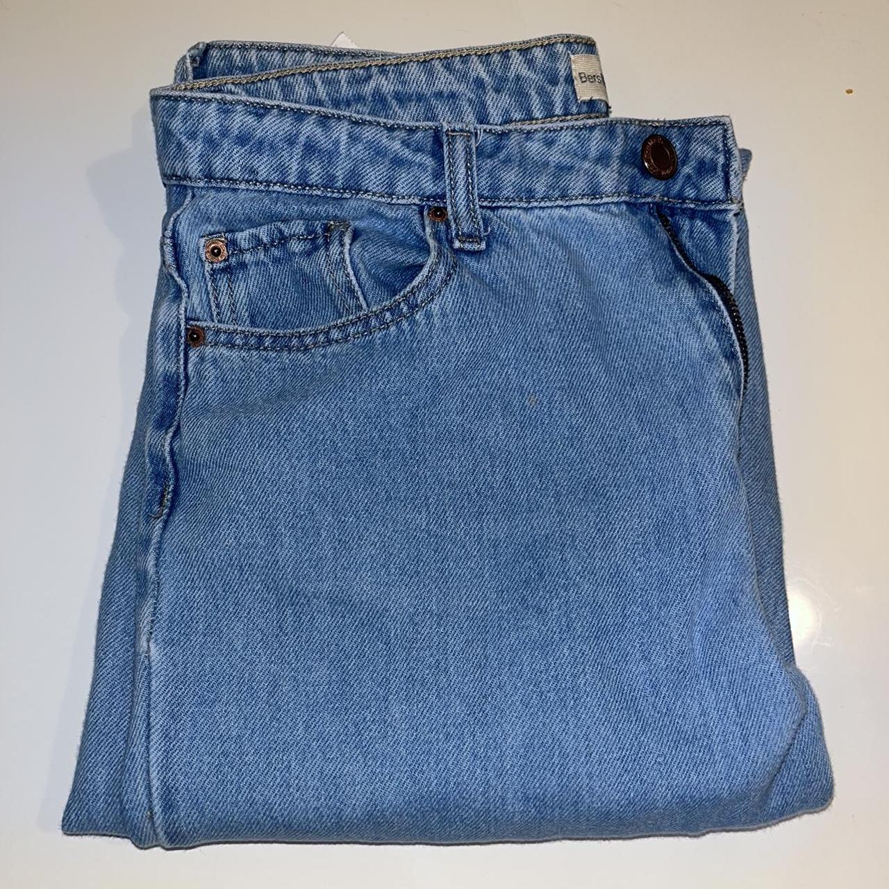 Bershka Women's Blue Jeans | Depop