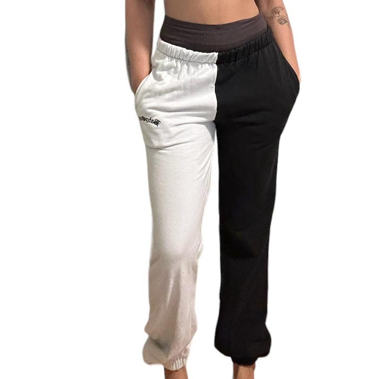 Adika sweatpants black and white sale