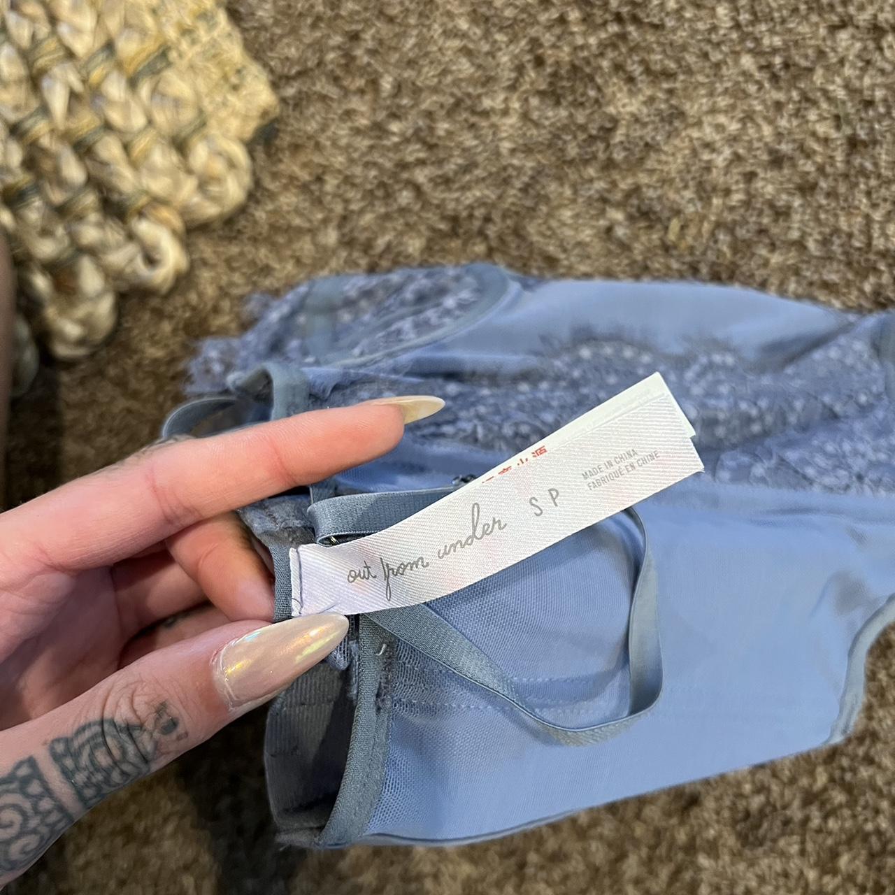 Urban Outfitters Women's Blue Corset Depop