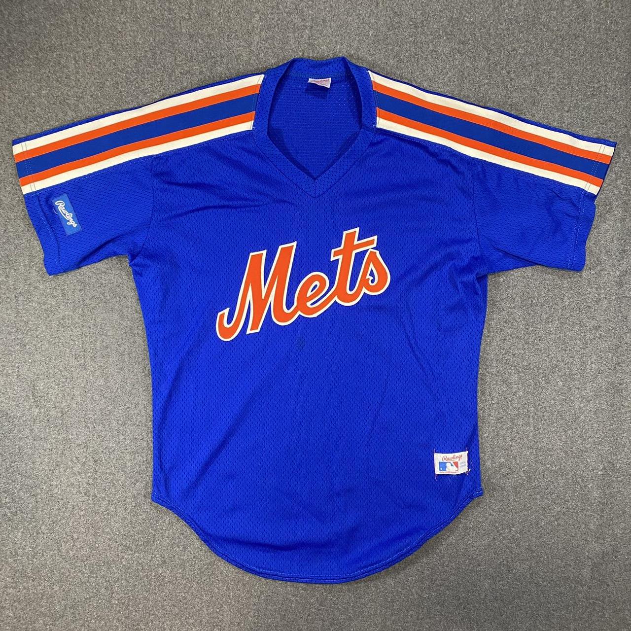 Vintage Orange New York Mets Jersey 