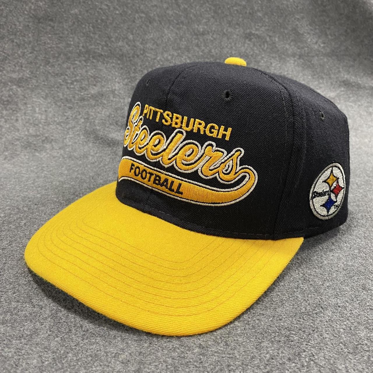 Vintage Steelers Hat. Steelers Starter fitted hat. - Depop