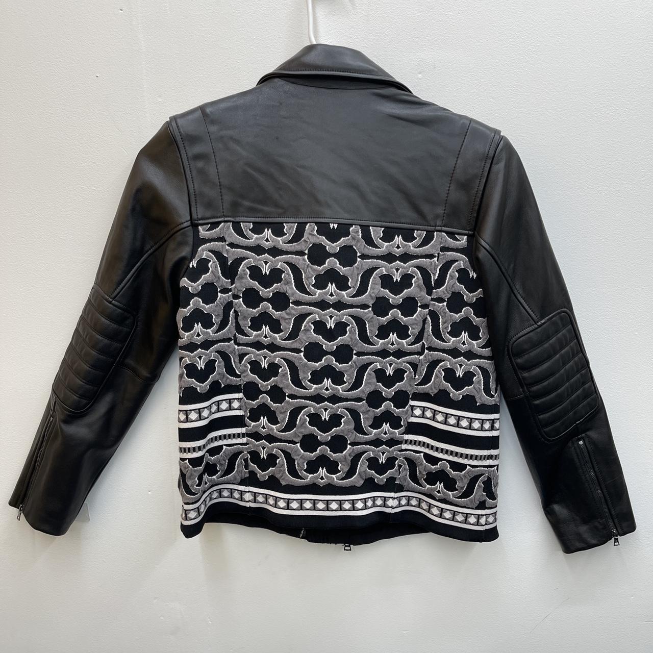 BCBGMaxAzria Quilted Black Leather Jacket NWT – Fashion Without Trashin