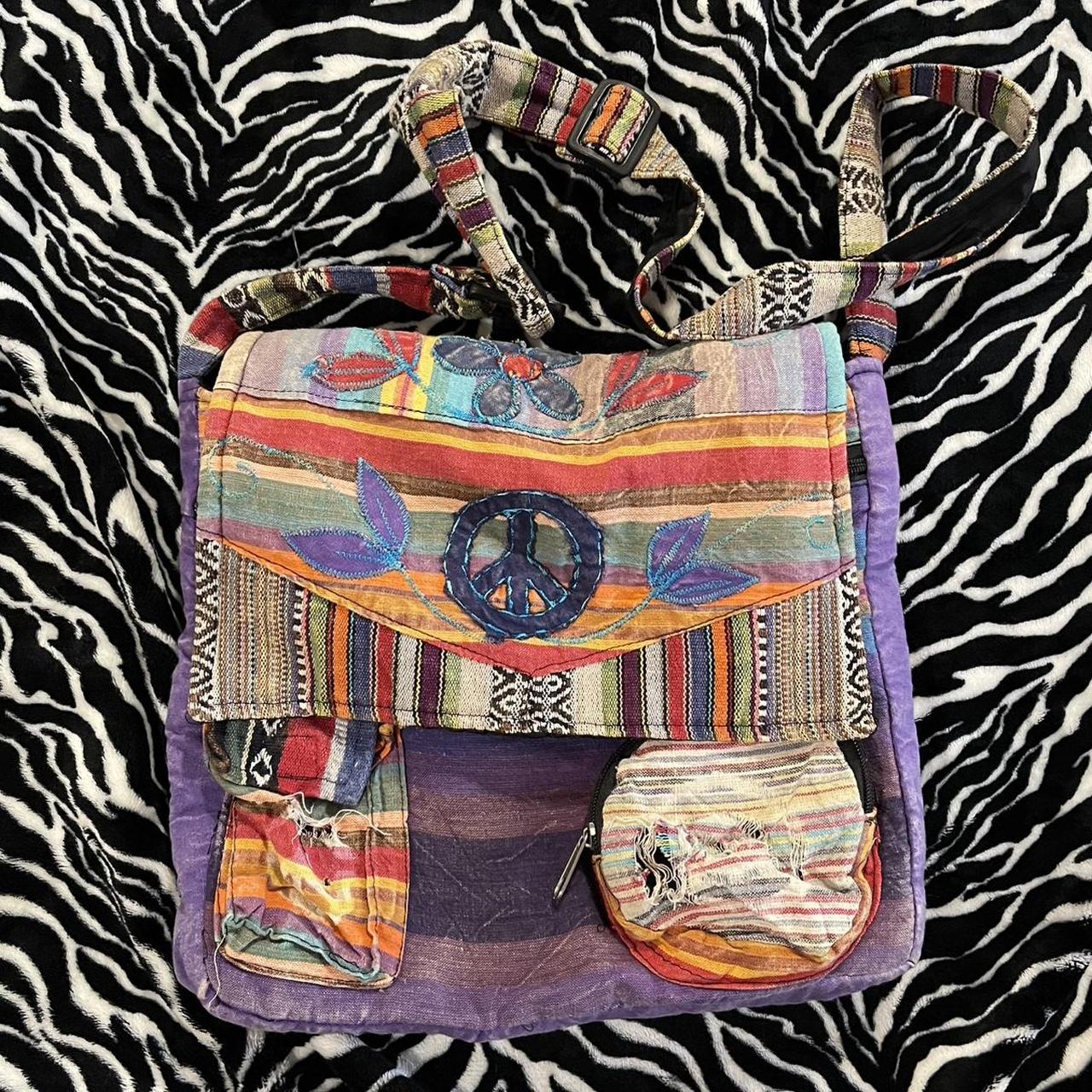 Women's Bag - Multi – cute patchwork shoulder bag… - image 1