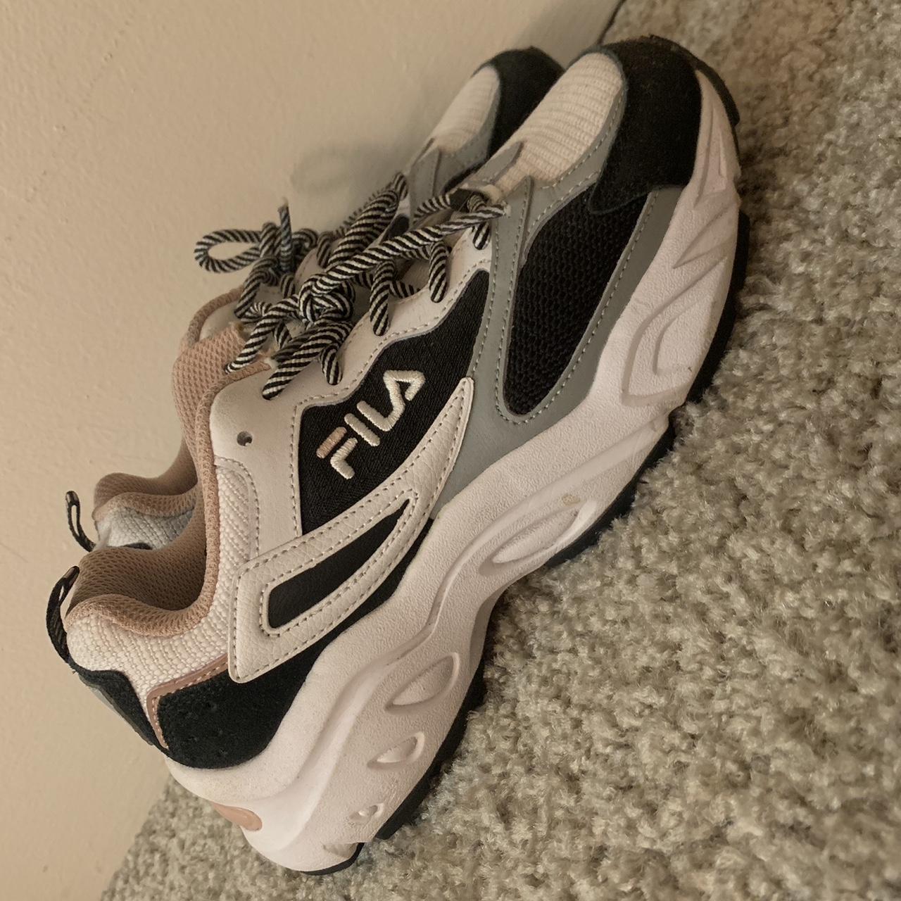 Rose gold fila sales sneakers