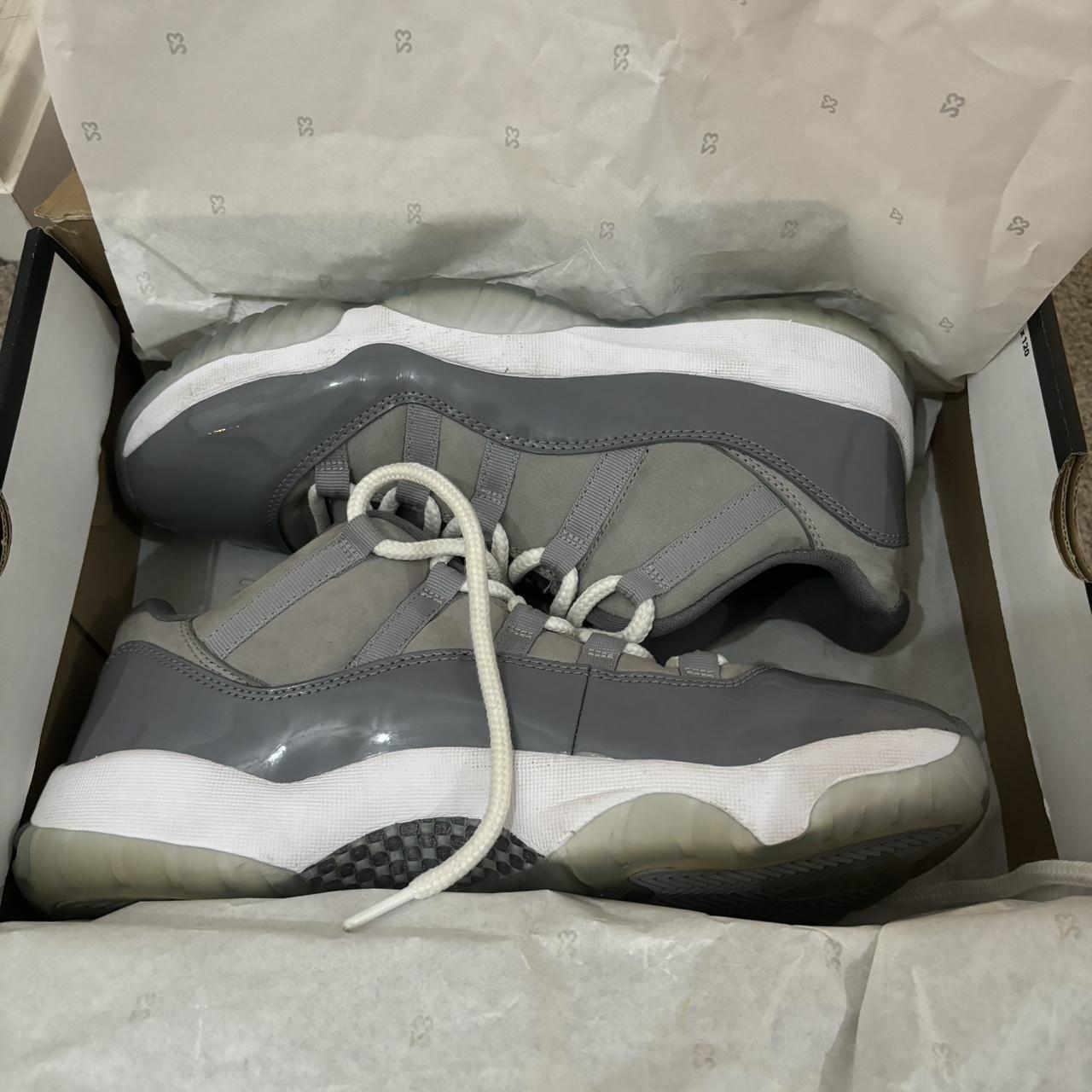 Nike air Jordan retro cool grey low Size 9 Great... - Depop