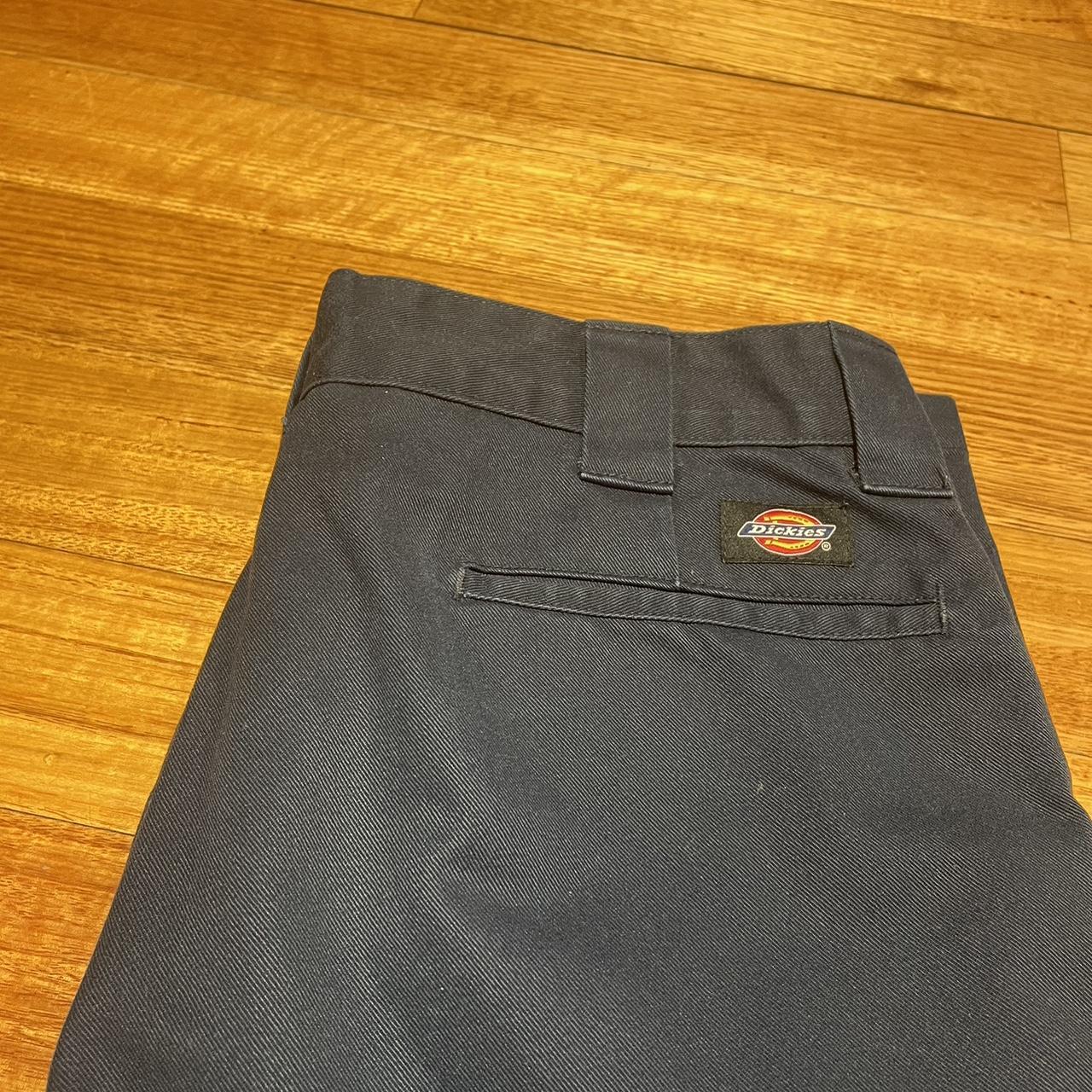 DICKIES 873 SLIM STRAIGHT NAVY PANTS 32W x... - Depop