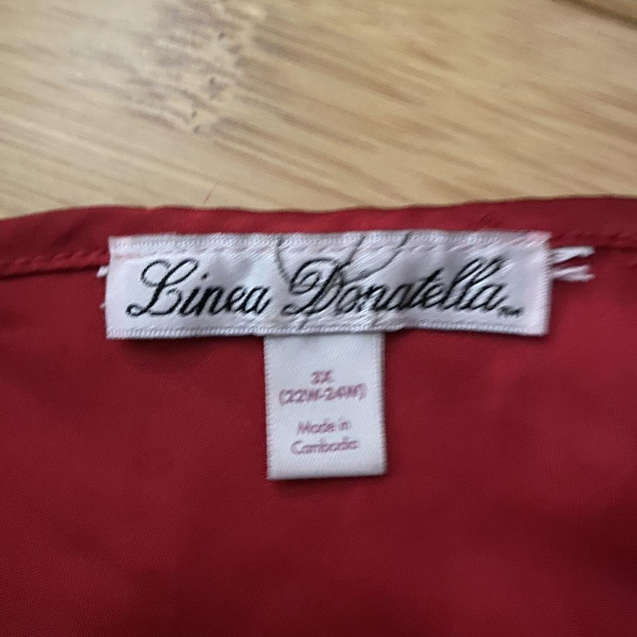 Linea Donatella Women's Red and Black Vest (4)