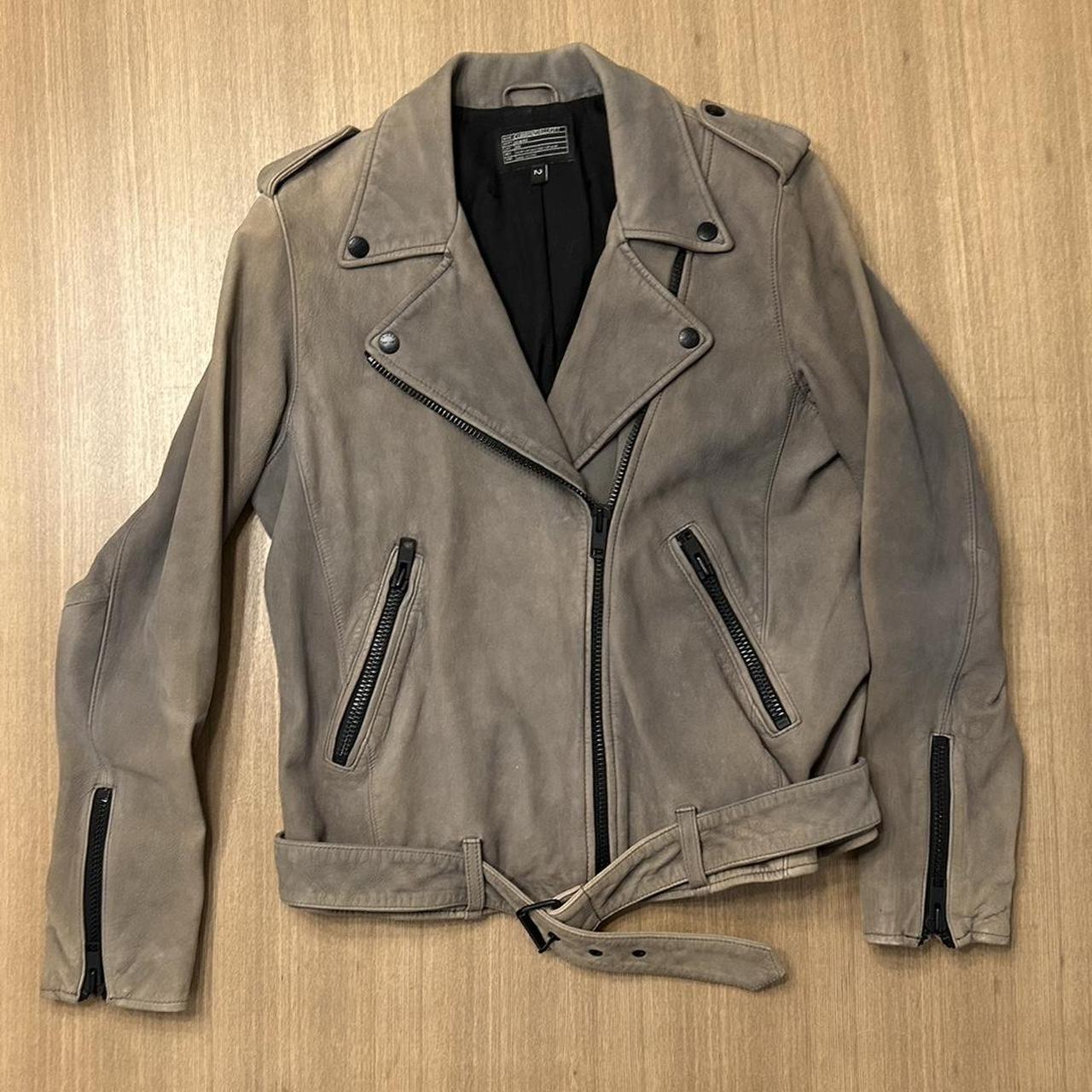 Current elliott store leather jacket