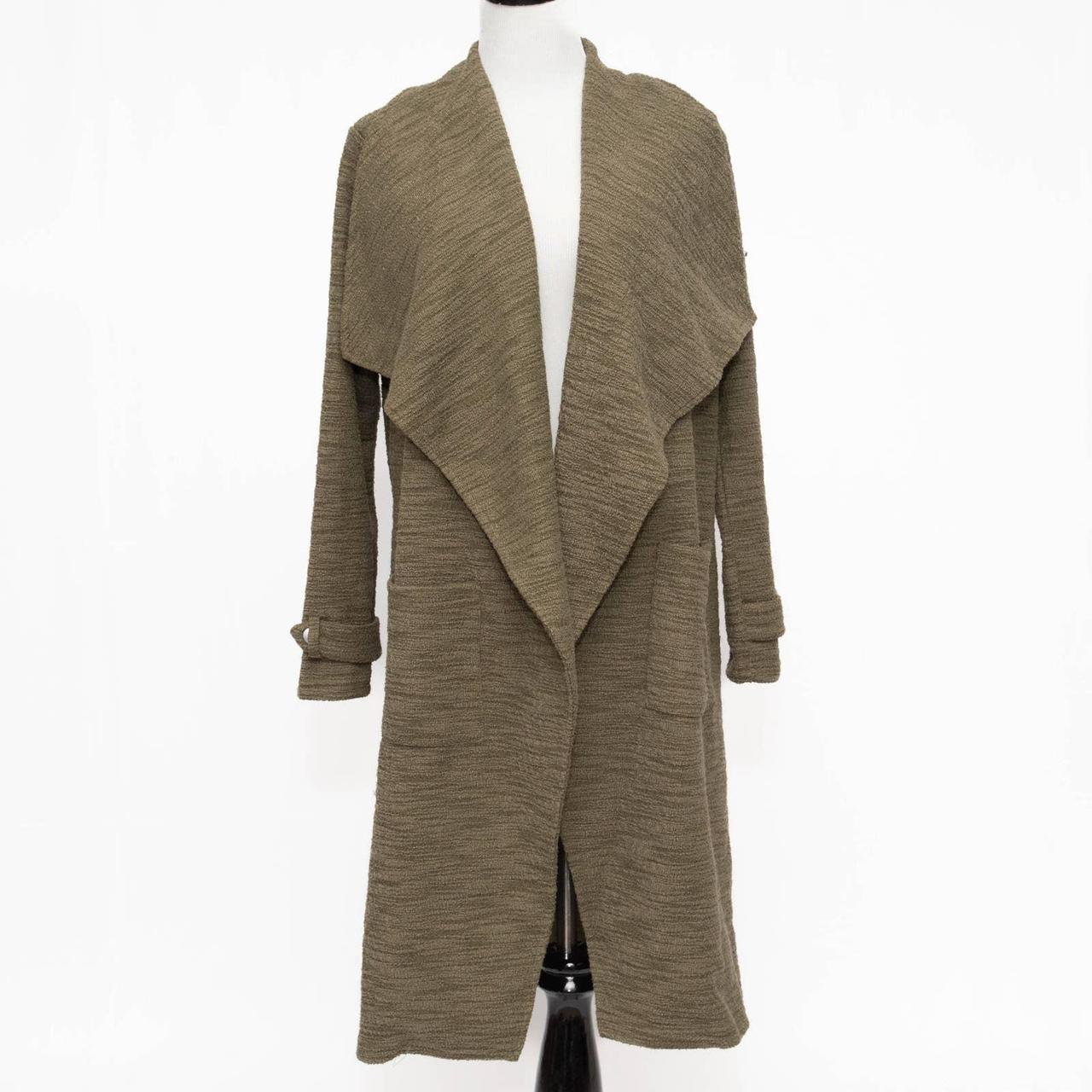 NWT BB Dakota Revolution Drapey Boucle Trench Coat Depop