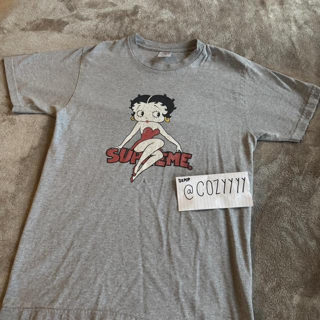 トップス Supreme Betty Boop Tee SUPREME BETTY BOOP TEE SLATE SS17 SIZE XL DEADSTOCK WITH TAG