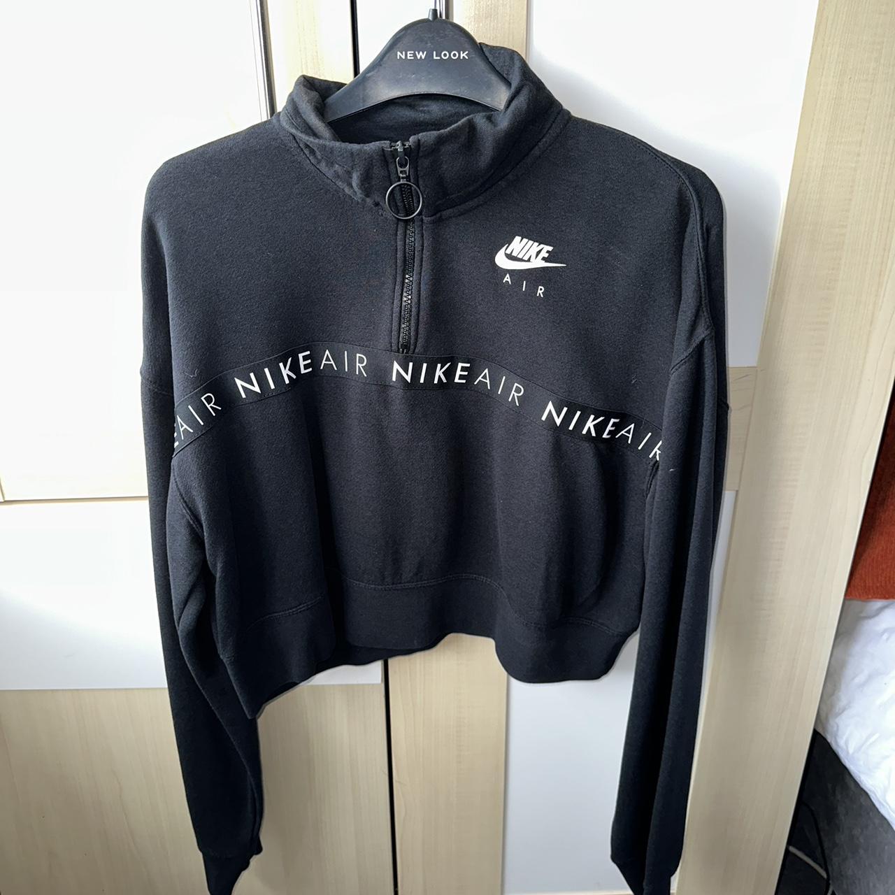 cropped nike air hoodie