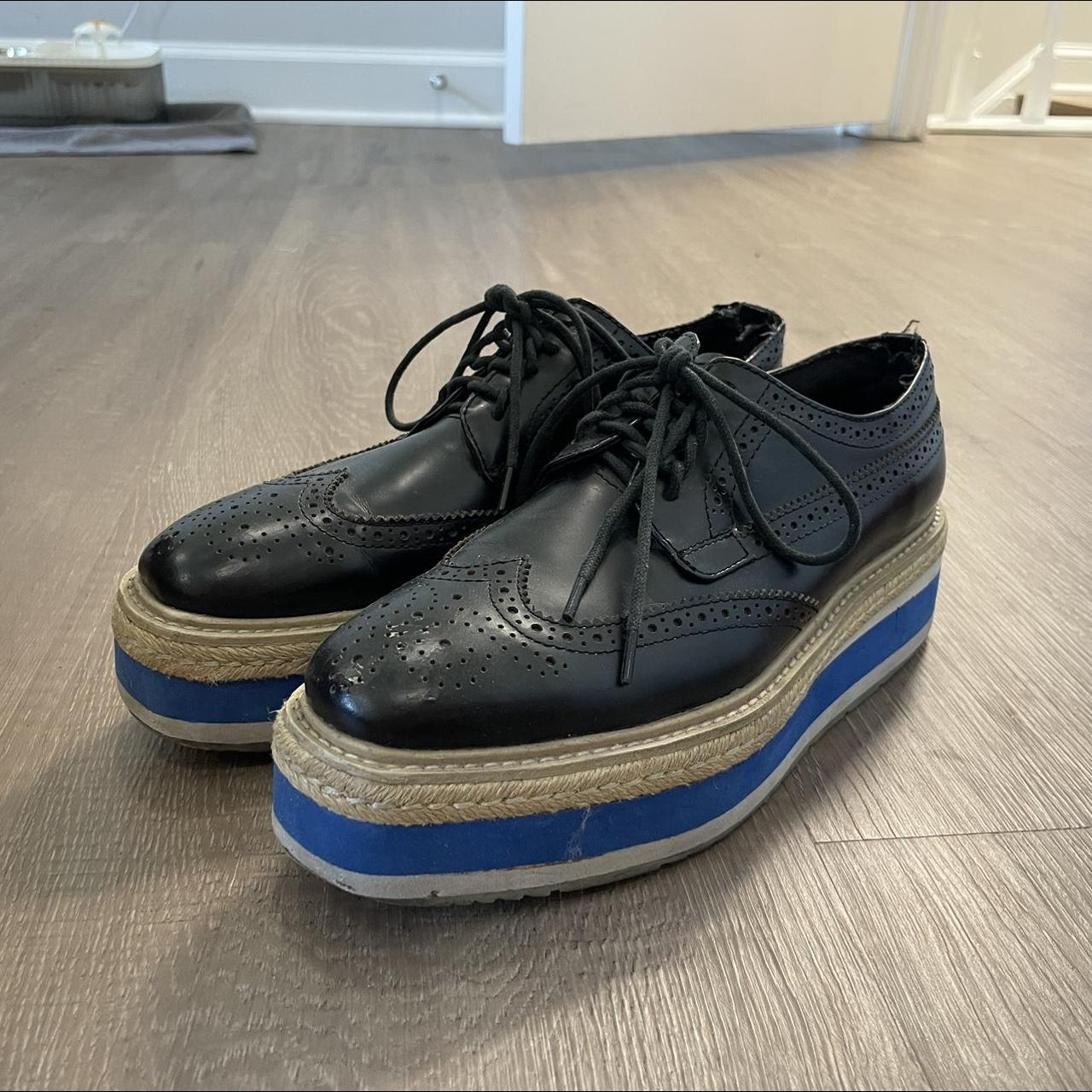 Prada brogues outlet womens