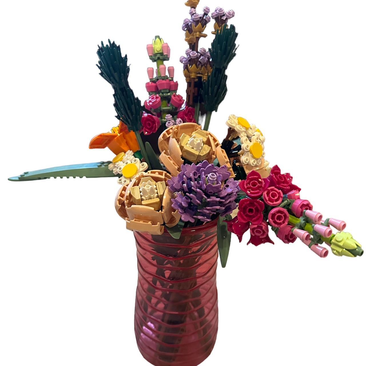 LEGO Icons Flower Bouquet -All pieces included -I... - Depop