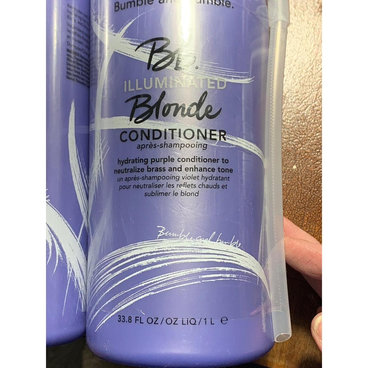 Bumble & Bumble Illuminated Blonde cheapest Purple Conditioner 1Liter NEW Sealed Pump