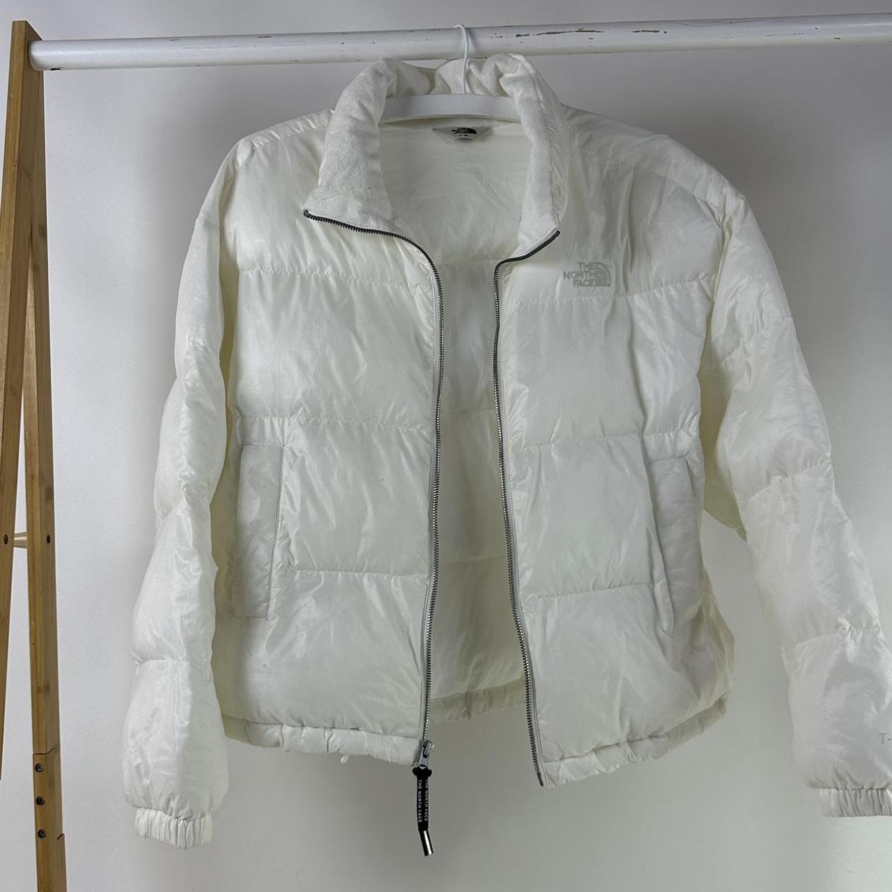 North face puffer Vintage white north face puffer... Depop